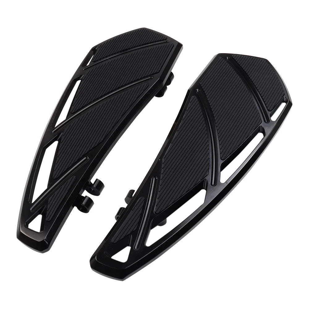 Motorcycle Driver Floorboard Rider Footboard Kit Fit For Harley Road King Electra CVO Street Glide Softail FL Dyna FLD 1986-2023