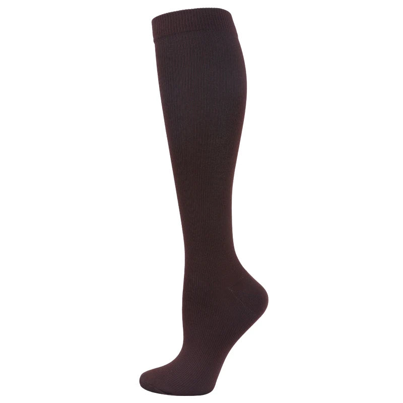 Unisex Compression Socks Leg Relief Pain Knee Medical High Stockings Pressure Support Stretch Pressure Circulation Socks 1 Pair