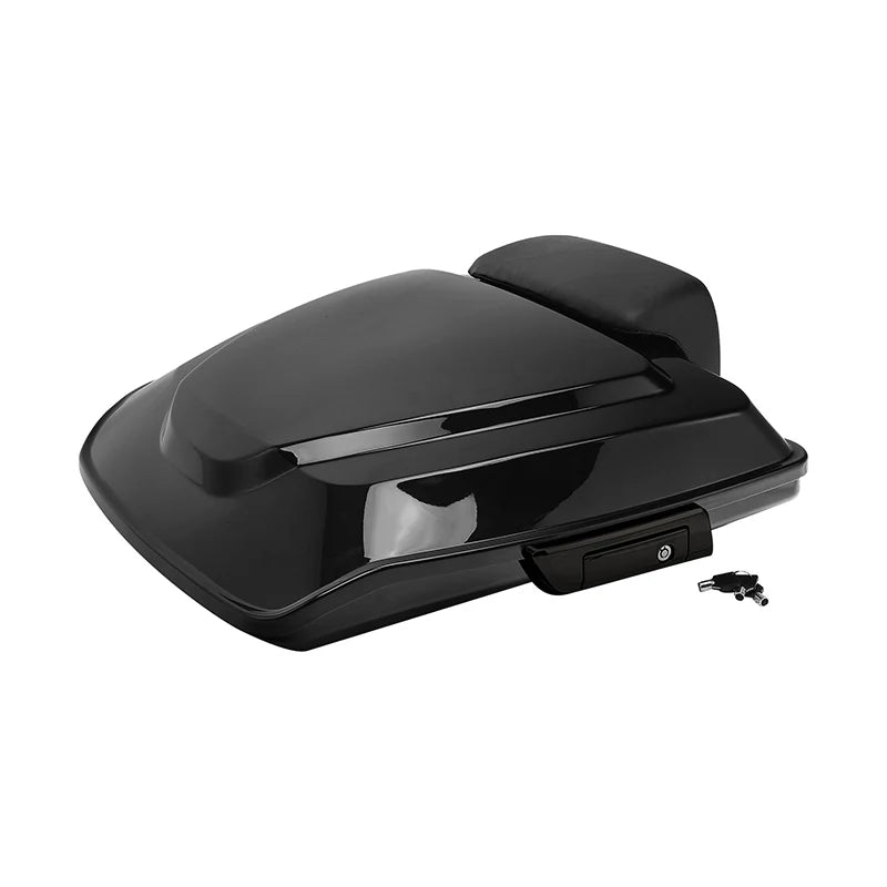 Motorcycle Razor  Trunk w/ Backrest For Harley  Touring Road King Electra Glide Street Glide Road Glide 2014-2025