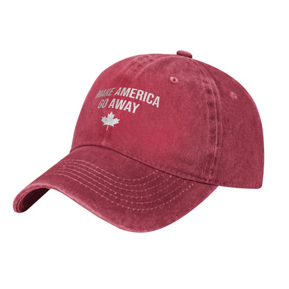 MAGA Make America Go Away  Men Women Baseball Caps Greenland Distressed Denim Caps Hat Classic Outdoor Summer Gift Headwear