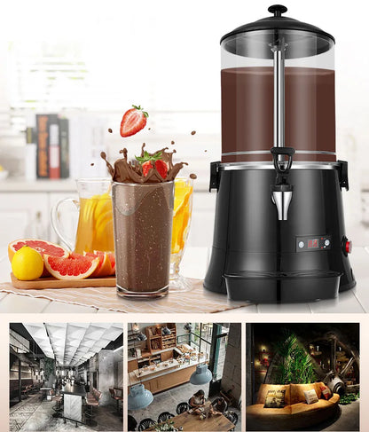 Commercial Hot Chocolate Machine Electric Beverage Warmer Dispenser For Hot Chocolate Milk Coffee Multifunction Drink Heater