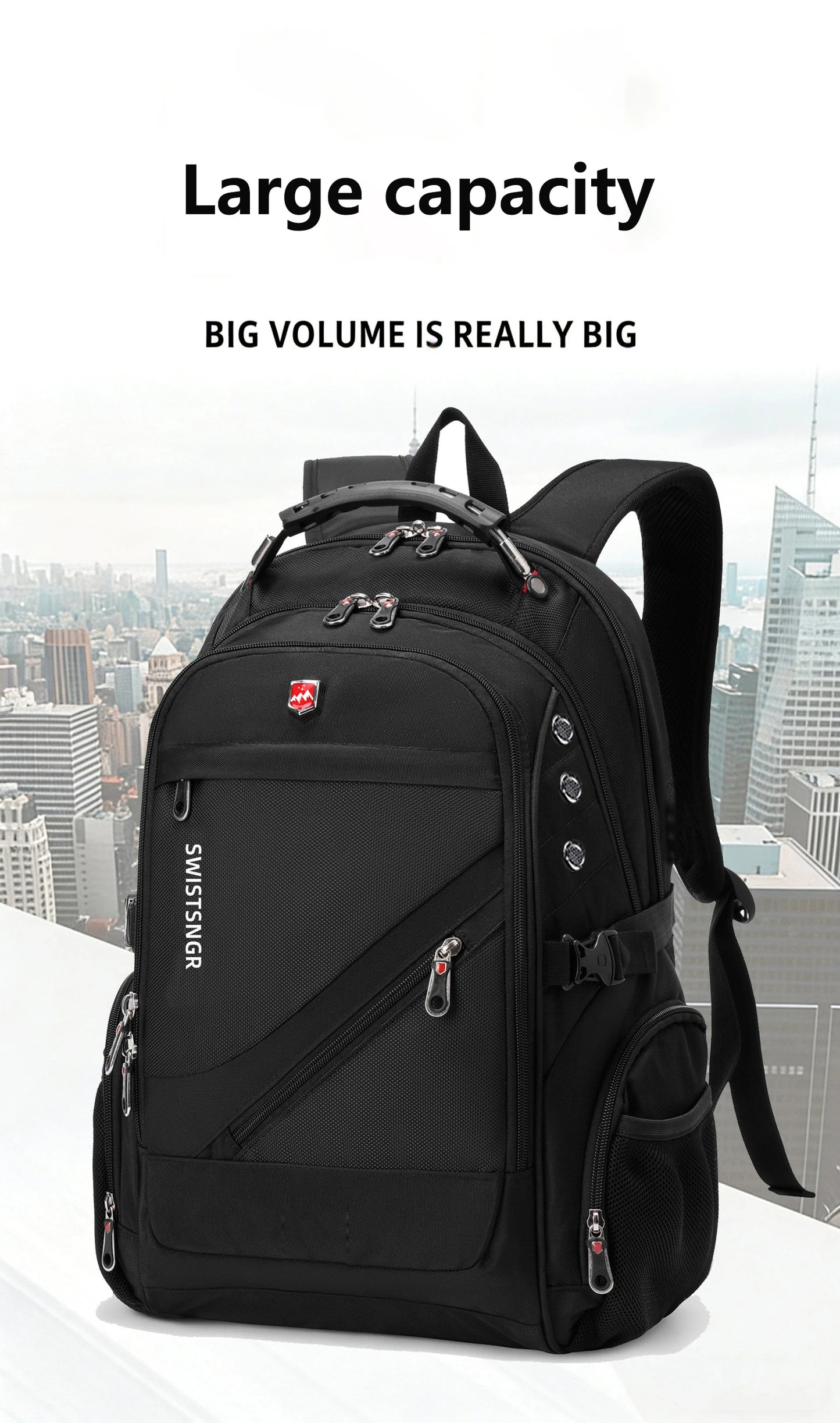 2026 Waterproof 17/20 Inch Laptop Backpack Men Airplane Travel Everyday Backpacks Women Oxford Rucksack Male School Bag Mochila