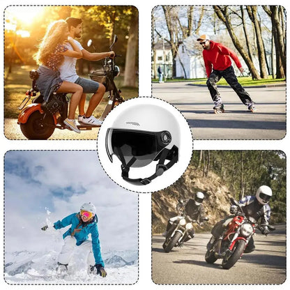 Classic Motorcycle Helmet Retro Scooter Half Helmet Vintage Men woman Ultra Light Cycling Helmet Road Bike Bicycle Motorcycle