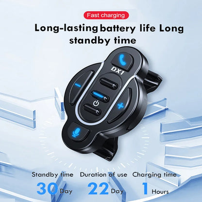 New Smart Wireless Remote Control Bluetooth 5.4 Media Controller Waterproof for Helmet Earphone Motorcycle Bike Handlebar