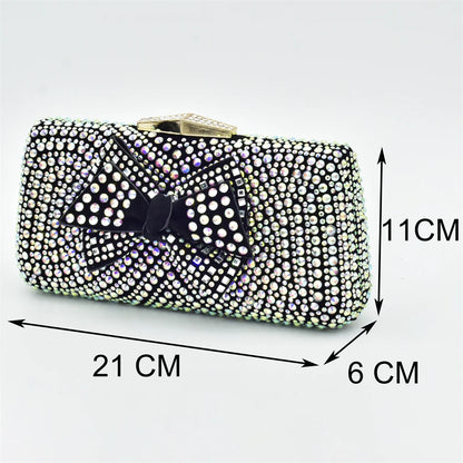 New Arrival Shoes and Bags Set for Women 2025 Women Shoe and Bag Set Decorated with Rhinestone Elegant Woman Heeled Pumps
