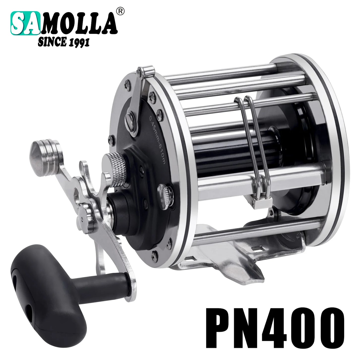 Trolling Drum 2.8;1 Fishing Reels Deep Sea Saltwater Accessories Drag 20-30KG Slow Jigging Reel Boat Carretilha De Pesca