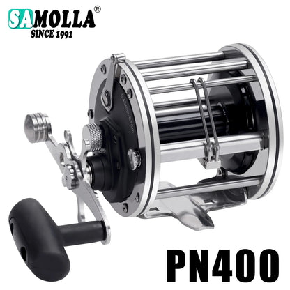 Trolling Drum 2.8;1 Fishing Reels Deep Sea Saltwater Accessories Drag 20-30KG Slow Jigging Reel Boat Carretilha De Pesca