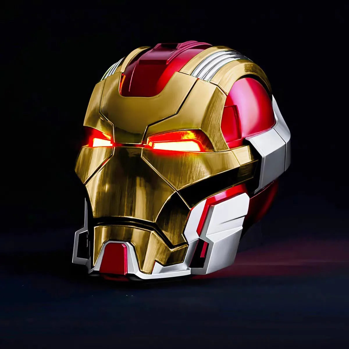 Iron Man MK17 Jarvis Voice Controlled Auto Open Close Electronic Helmet Mask Face Cover Collectible Toy Decor For Superhero Fans