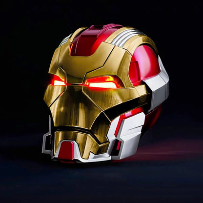 Iron Man MK17 Jarvis Voice Controlled Auto Open Close Electronic Helmet Mask Face Cover Collectible Toy Decor For Superhero Fans