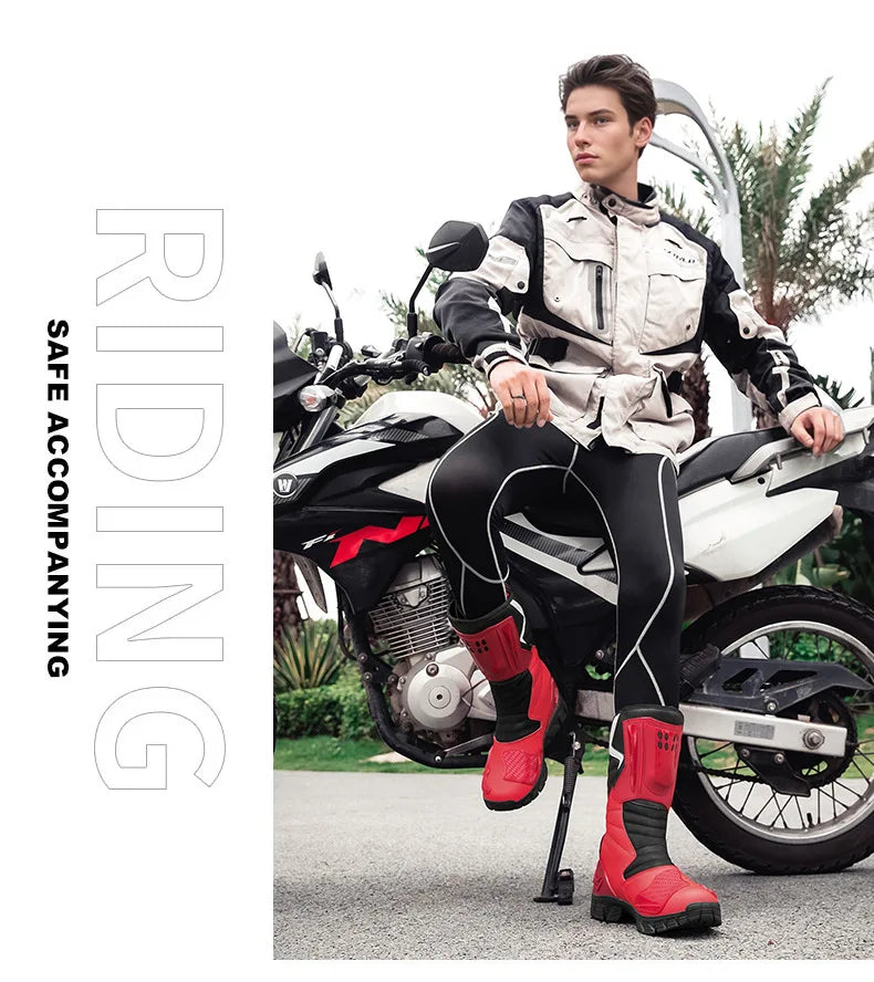 Motorcycle Shoes Riding Rider Motorcycle Boots Racing Travel Equipment Botas Para Moto Botas Moto Motorbike Boots Men