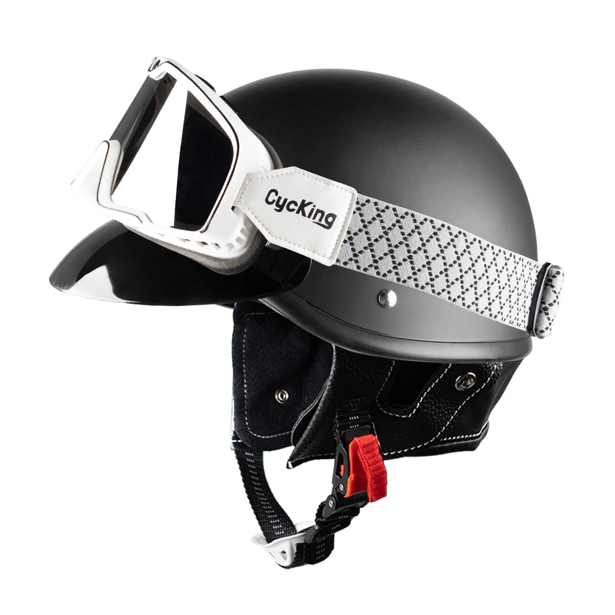 Cycking Motorcycle Helmet Four Seasons Riding Half Helmet Men Women Scooter Cute Retro
