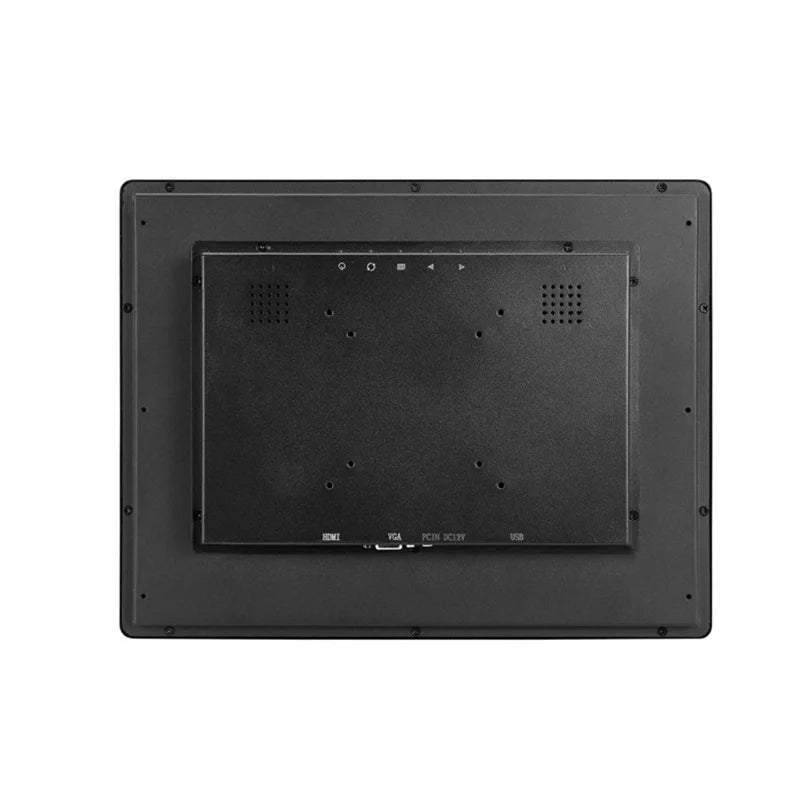 17 Inch Flat True Capacitive Touch Screen Monitor Waterproof Wall Mount Metal Case Industrial Square Display With VGA HDMI USB