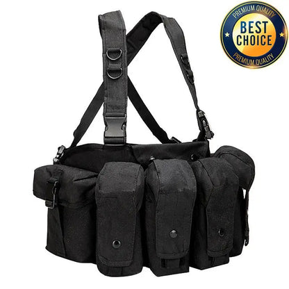 Tactical Vest MOLLE CS Training Equipment Hunting Chest Vest Security Quick Release AK Belly Pocket Vest Hunting Equipment