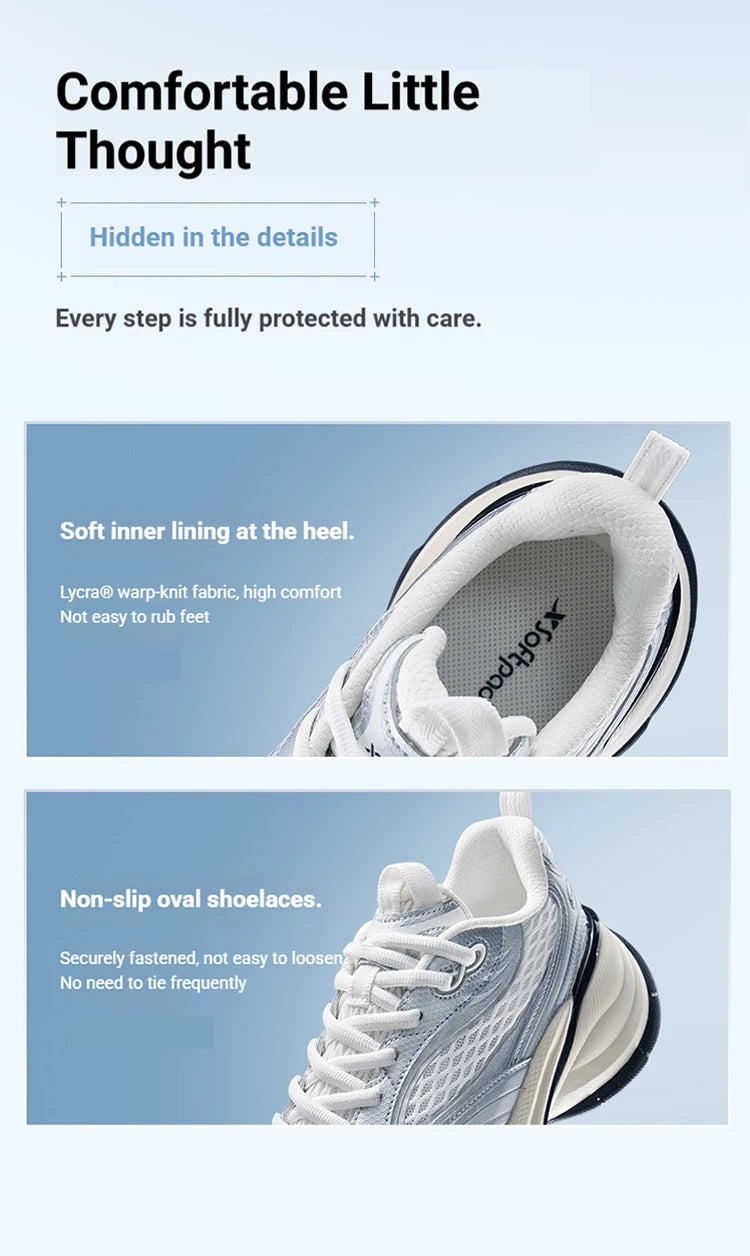 Xtep Basque 3 For Male Sneakers 2026 Spring Comfortable Retro Fashion Luxury Height-Increasing Sports Shoes 874219320001