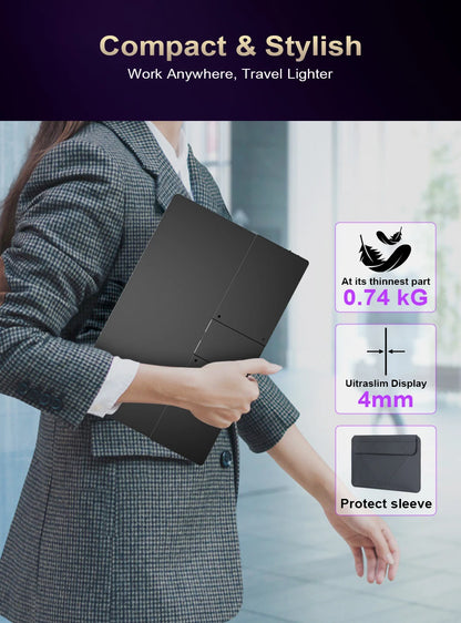 UPERFECT UColor O2 Pure 15.6 Inch 4K Portable Monitor 3456*2160P 100%DCI-P3 500Nits Office Display for PC Laptop Phone XBox PS5
