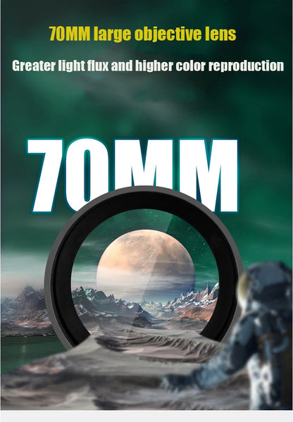 BORWOLF 70500 Professional Astronomical Telescope for Space Monocular  70MM Lens Powerful Night Vision for Star and Moon
