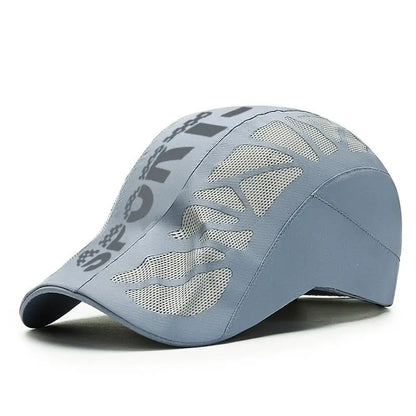 Sport Cap Lightweight Breathable Quick Dry Mesh Stead Hat With Adjustable Fit For Men Women Baseball Hat Golf Driving Cycling