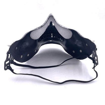 Horror Decorative Half Face Mask Home Party  Items Steampunk Skull Style Headgear Mask For Adult