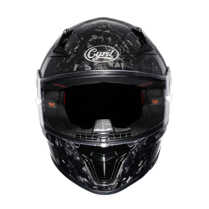 Unisex Lightweight Carbon Fiber Kevlar Full Face Motorcycle Street Bike Helmets Racing Helmet DOT ECE Approved CYRIL Casque Moto