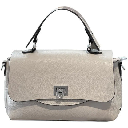 luxury handbags female crossbody bags Vintage Genuine leather one piece shoulder bag small square bag for women cowhide Blue bag
