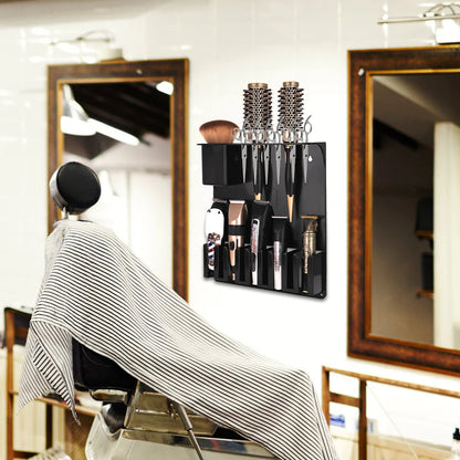 Hair Styling Tools Storage Box For Beauty Scissors Electric Clipper Comb Rack Salon Hairdressing Holder Desktop Case