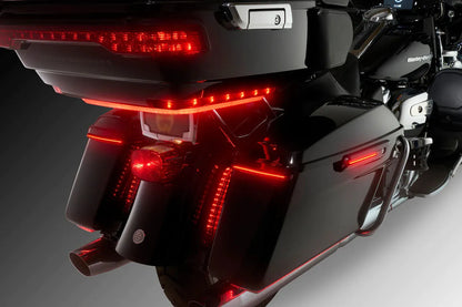 New Motorcycle LED Tail Light Turn Signal Lamp Light Smoke For Harley Tour-Pak Ultra Limited Road Glide Ultra CVO 2014-2023