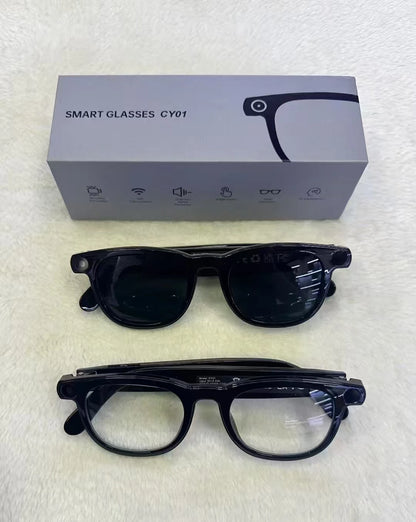 V3 AI Smart Glasses with ChatGPT, 8MP Camera Video Recording, Bluetooth Calls, Voice Wake, Music Playback Sunglasses