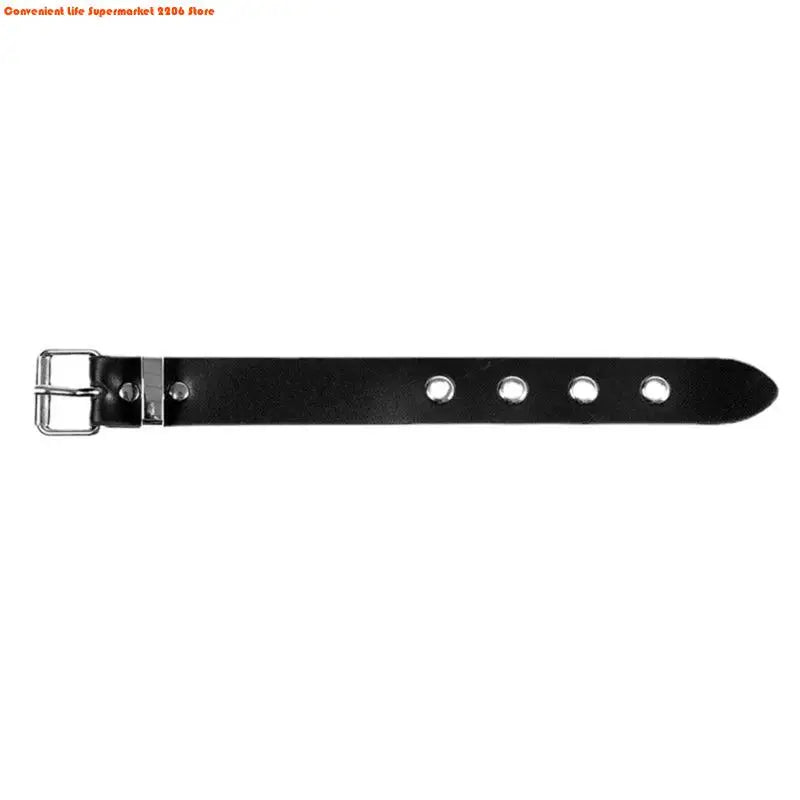E06E Cool Punk Bracelets Men Women Retro Bracelet Adjustable Wrist Belt Buckle Styles Cuff Bangle Bracelet for Party Club Daily
