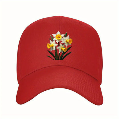 The red and fun angry bull head baseball cap features an adjustable snap design, making it lightweight and durable