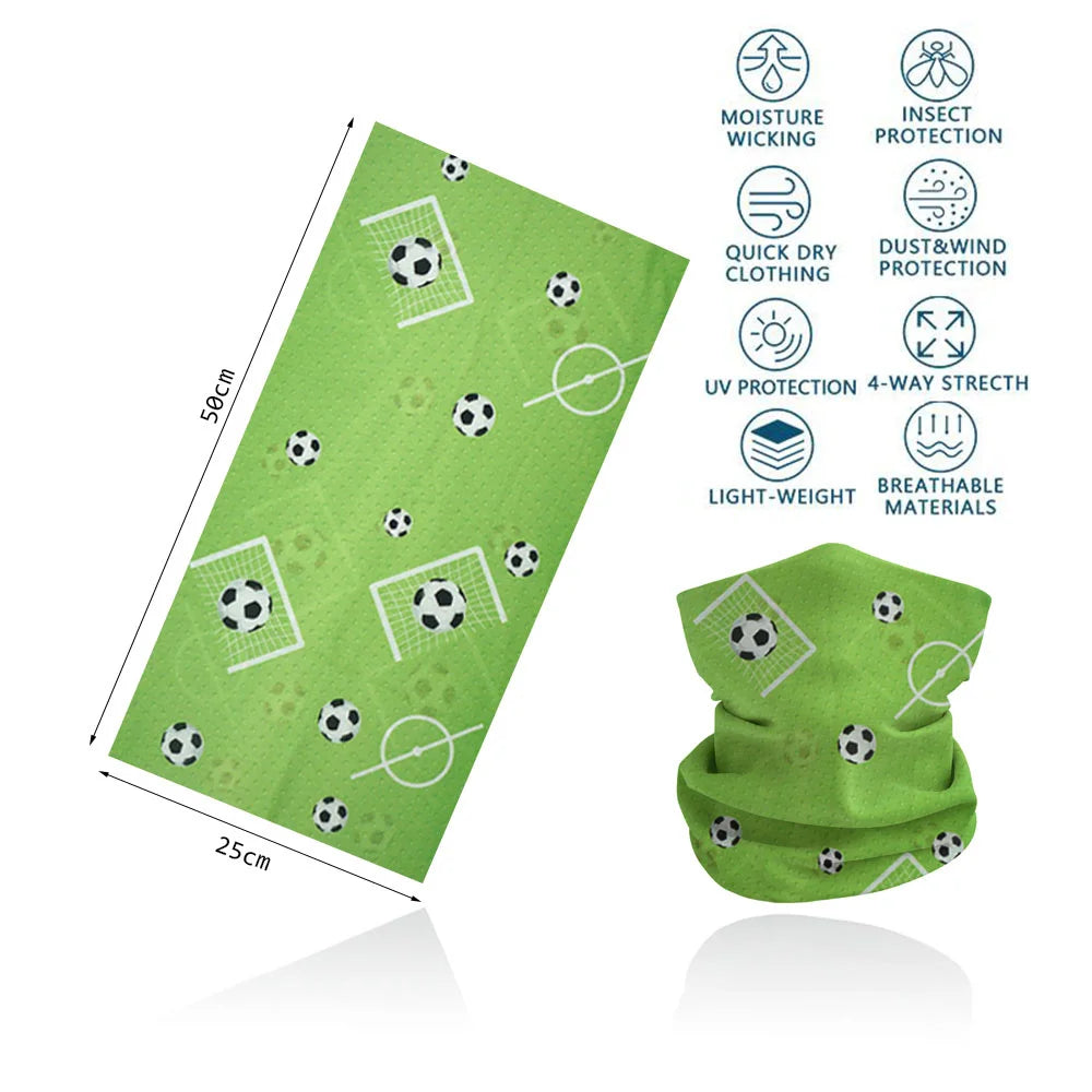 Motorcycling Running Outdoor Sports Face Bandanas Men Neck Warm Gaiter Women Headscarf UV Protection Seamless Tube Face Shield