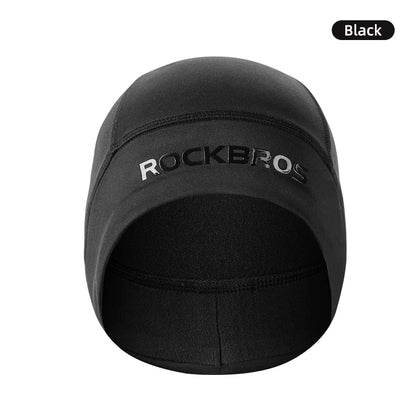 ROCKBROS Winter Warm Cycling Hats Outdoor Sports Thermal Fleece Biker Caps Windproof MTB Road Skiing Hiking Cycling Headgear Hat