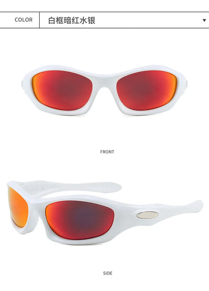 Retro Oval Round Frame Sunglasses 2026 New Outdoor Cycling Driving Sun Glasses Vintage Style UV400 Protection Unisex