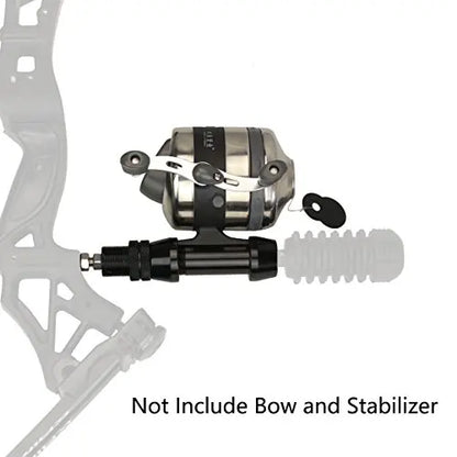 Bowfishing Reel Seat Spincast Reel with Fishing Reel Seat Gear Right and Left Hand for Recvrve Compound Bow