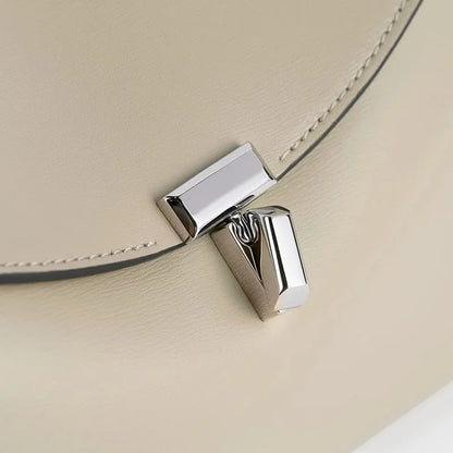 High Quality Messenger Bag 2025 New Large-capacity Fashion Light Luxury Niche Cowhide One-shoulder Commuter Female Bag