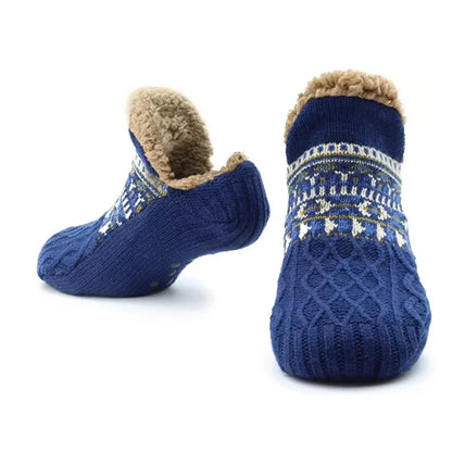 Thermal Mens Slipper Socks Fluffy Winter Warm Non-slip Floor Socks Thickened Home Sleeping Soft Snow Socks Sleep Carpet Socks