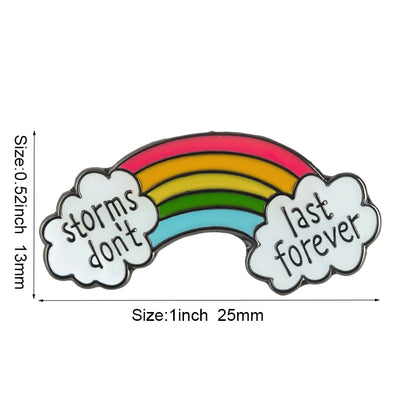 10pcs a lot Philadelphia Pride Badges LGBT Pin Metal Rainbow Badge Pins Gay Pride Lapel Pinback