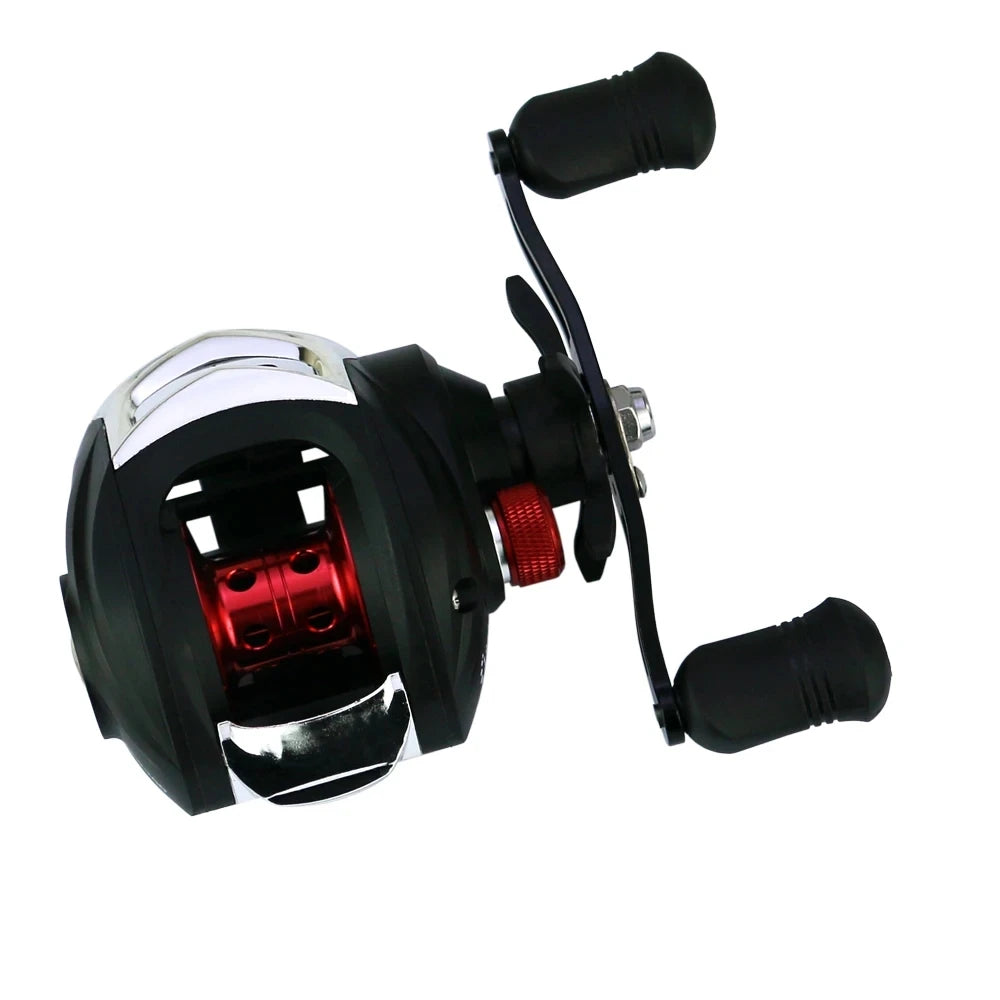 Bait Casting Reel Magnetic Brake System Reel 10KG Max Drag 7.2:1 High Speed Fishing Reel Fishing Accessories Metal Fishing Wheel