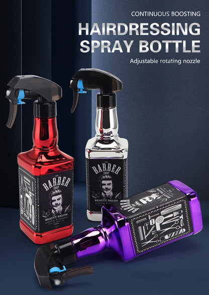 Professional Salon Barber Spray Bottle Refillable Fine Mist Empty Watering Can Water Sprayer Barbershop AccessoriesHair Tools