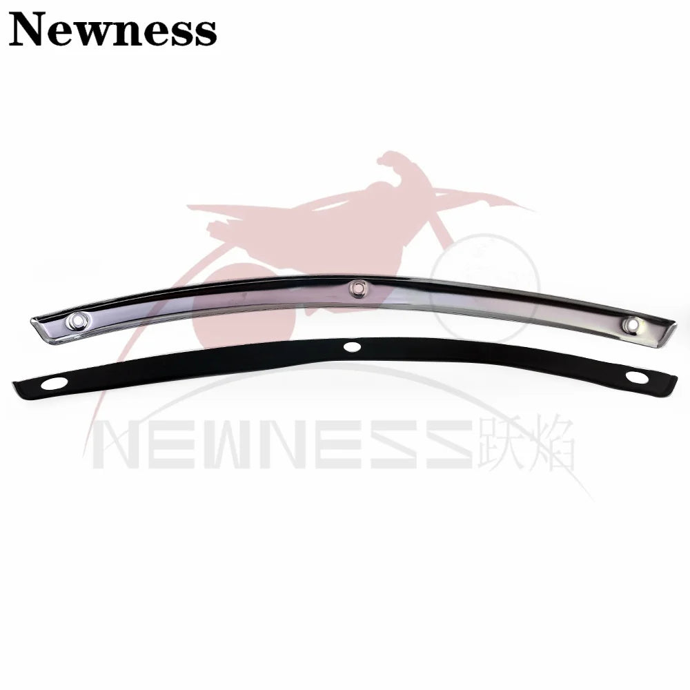 Motorcycle Windshield Windscreen Trim Steel Black/Chrome For Harley Touring 1996 2014-2019 Electra Glide Street Glide FLHX FLHTC