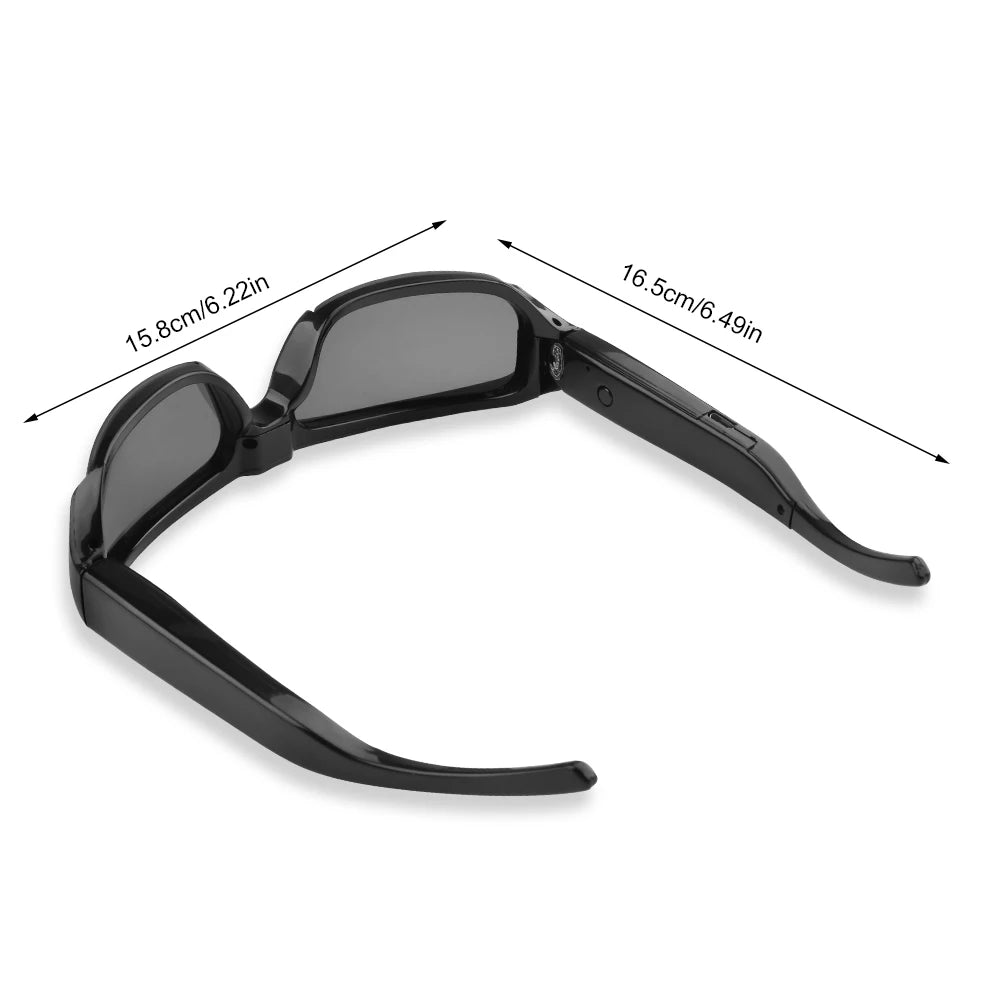 Outdoor Cycling  Glasses Camera HD 1080P Video Take Photo Video Recorder One Button Control Wearable Protable Mini Camera