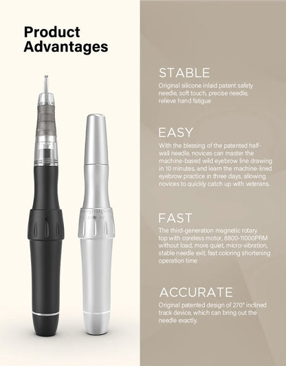 FAMISOO Tattoo Machnie Permanent Makeup Machines Makeup Tattoo Pen for Eyeliner Lip Eyebrow Permanent Makeup Tattoo Supplies