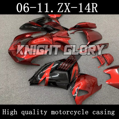ABS injection complete set, injection molding kit for ZX-14R  2006-2011 models fromBody cover.motorcycle shell fairings