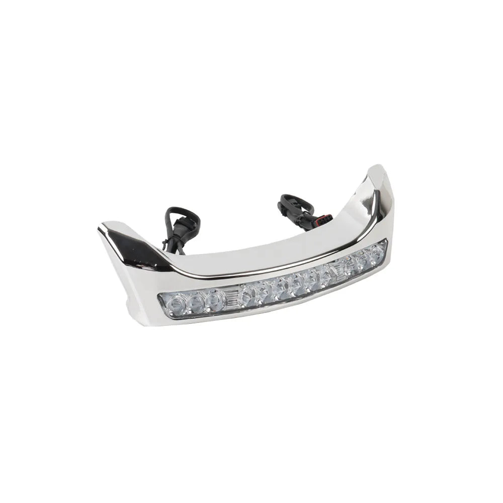 New Motorcycle GOAT-E LED Fairing Light Chrome Amber/White For Harley CVO Electra Street Glide Ultra FLHXU FLHX FLHXSE 2024 2025