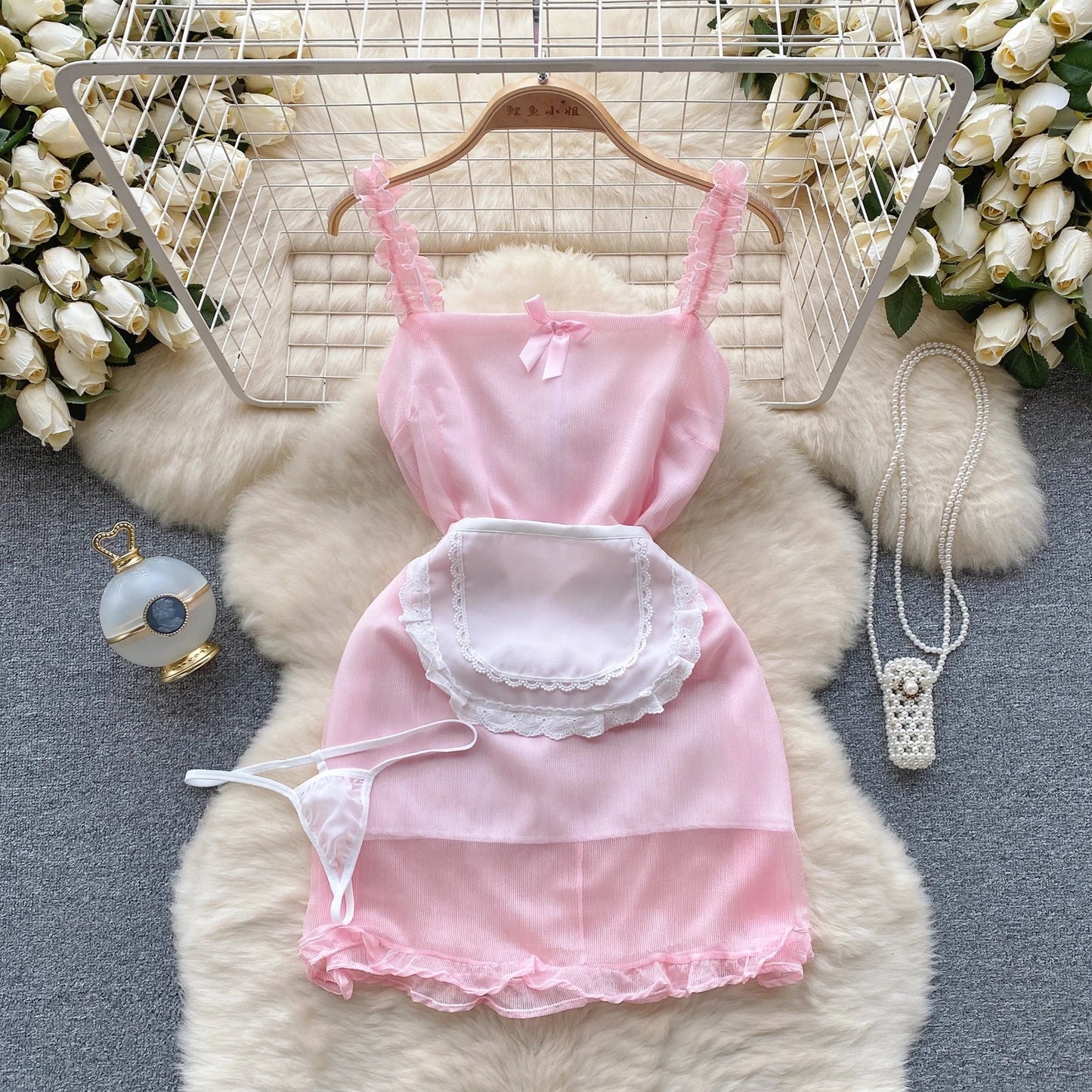 Japanese Kimono V-neck Printed Flower Bow Waist Shaping Cardigan Dress Women Clothing Loose Long Sleeve Vintage Sexy Lace-up New
