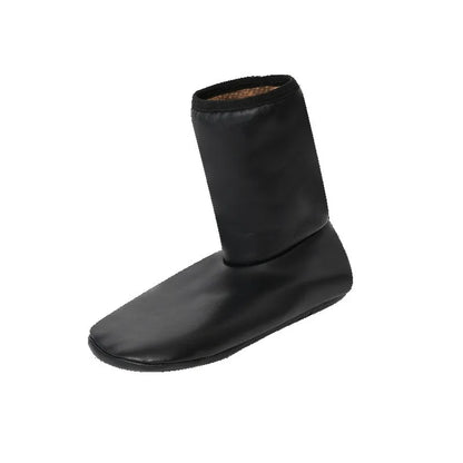 1/3/5Pairs High Elasticity Balck New Muslim Prayer Wear Socks High Quality PU Warm Leather Unisex General Floor Carpet Sock