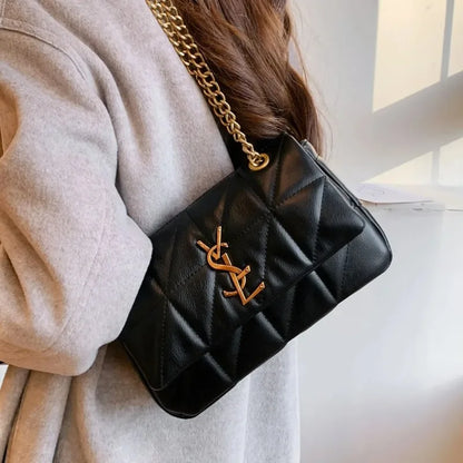 2025 New Luxury Diamond Quilted Chain Bag Women Fashion Crossbody Shoulder Bag For Commute