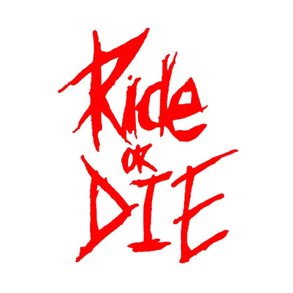 1PC/set Bike Frame Stickers Ride Or Die Top Tube Decals For MTB Bicycle Decorative Frame Bike Car Auto Motorcycle Accessories