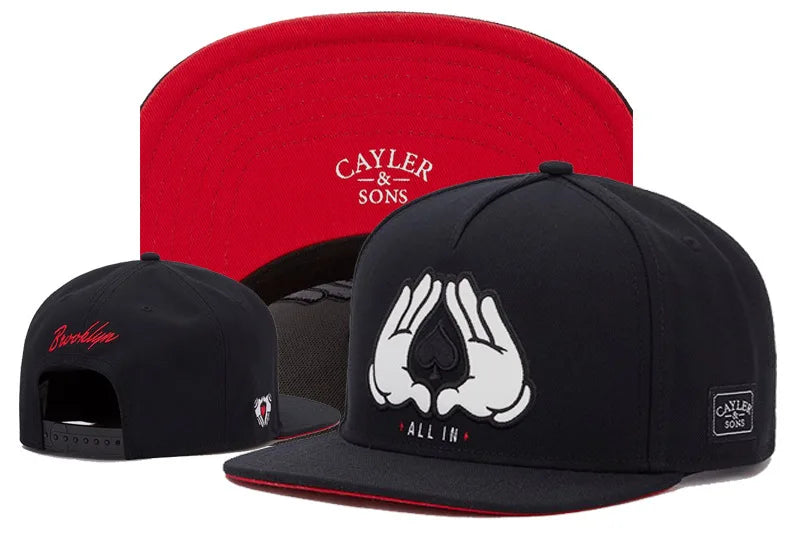 Classic Snapback Hat Cap Hip Hop Style Flat Bill Blank Adjustable Size