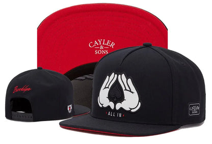 Classic Snapback Hat Cap Hip Hop Style Flat Bill Blank Adjustable Size