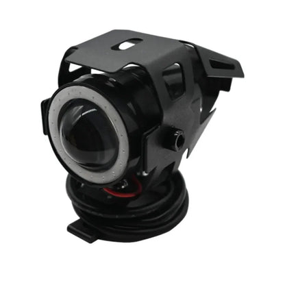 Super Bright Mini LED Motorcycle Headlight Work Light Angel Eye Headlamp Fog Spotlights Driving Lamp with ON/OFF Switch